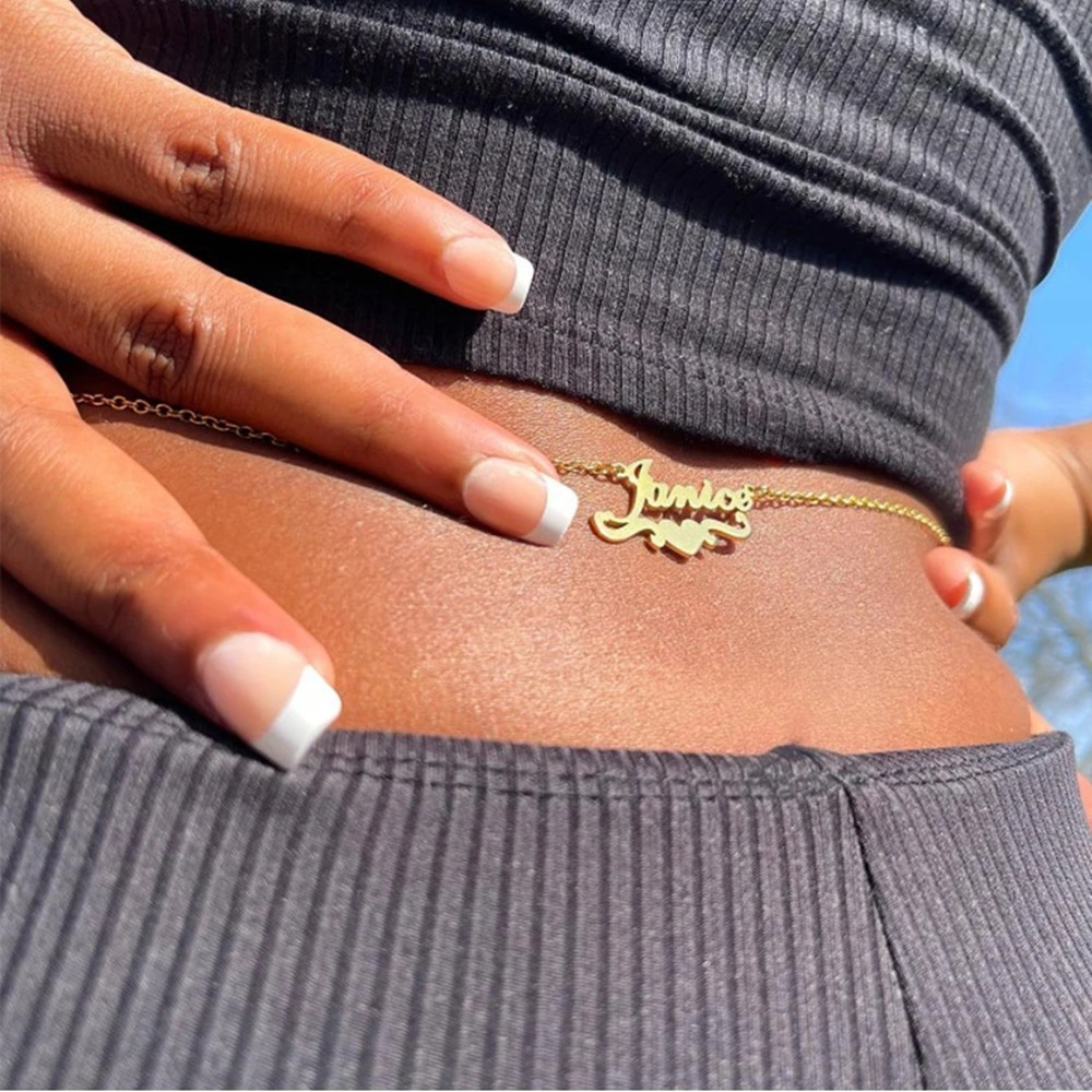 Body Jewelry Charms - Cadena de vientre de playa para