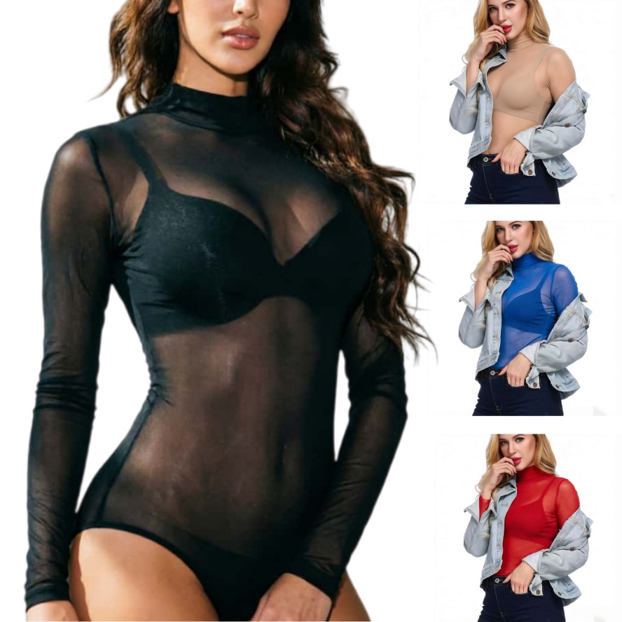 Body Jewelry Underwear - FREEAUCE NUEVO Body de malla transparente