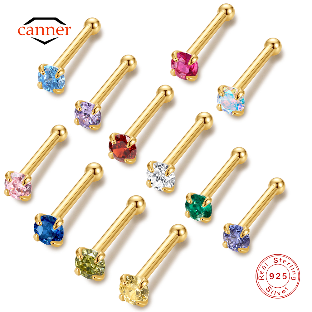 CANNER 1PC Pendiente de Plata  - Body Jewelry Gold Plated reseña y precio