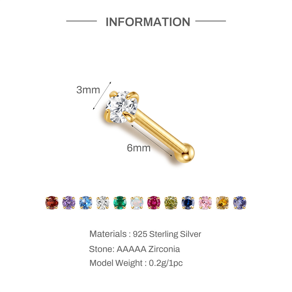 CANNER 1PC Pendiente de Plata  - Body Jewelry Gold Plated reseña y precio
