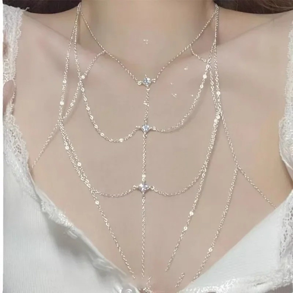 Cadena de Pecho con Brillantin - Body Jewelry Unique reseña y precio