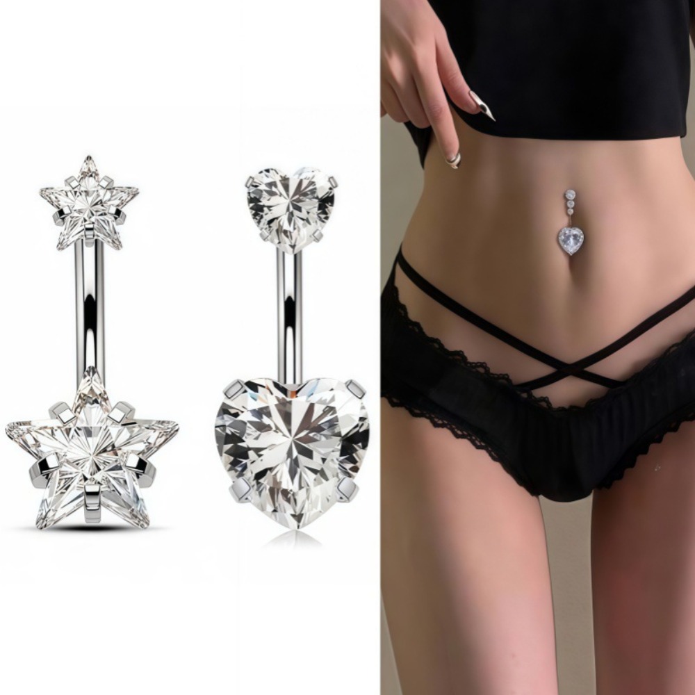 Anillos de Ombligo de Acero In - Body Jewelry Charms reseña y precio