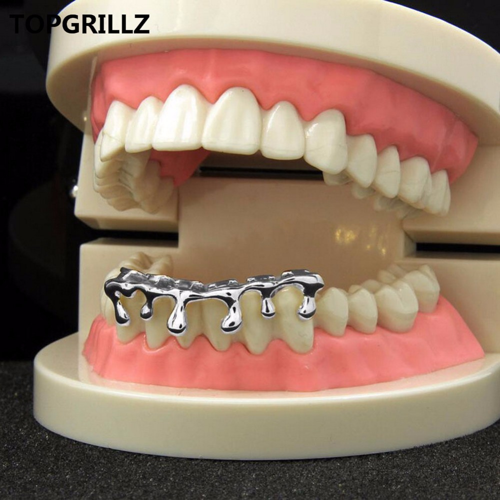 TOPGRILLZ-Tapas de goteo para  - Body Jewelry Gold Plated reseña y precio