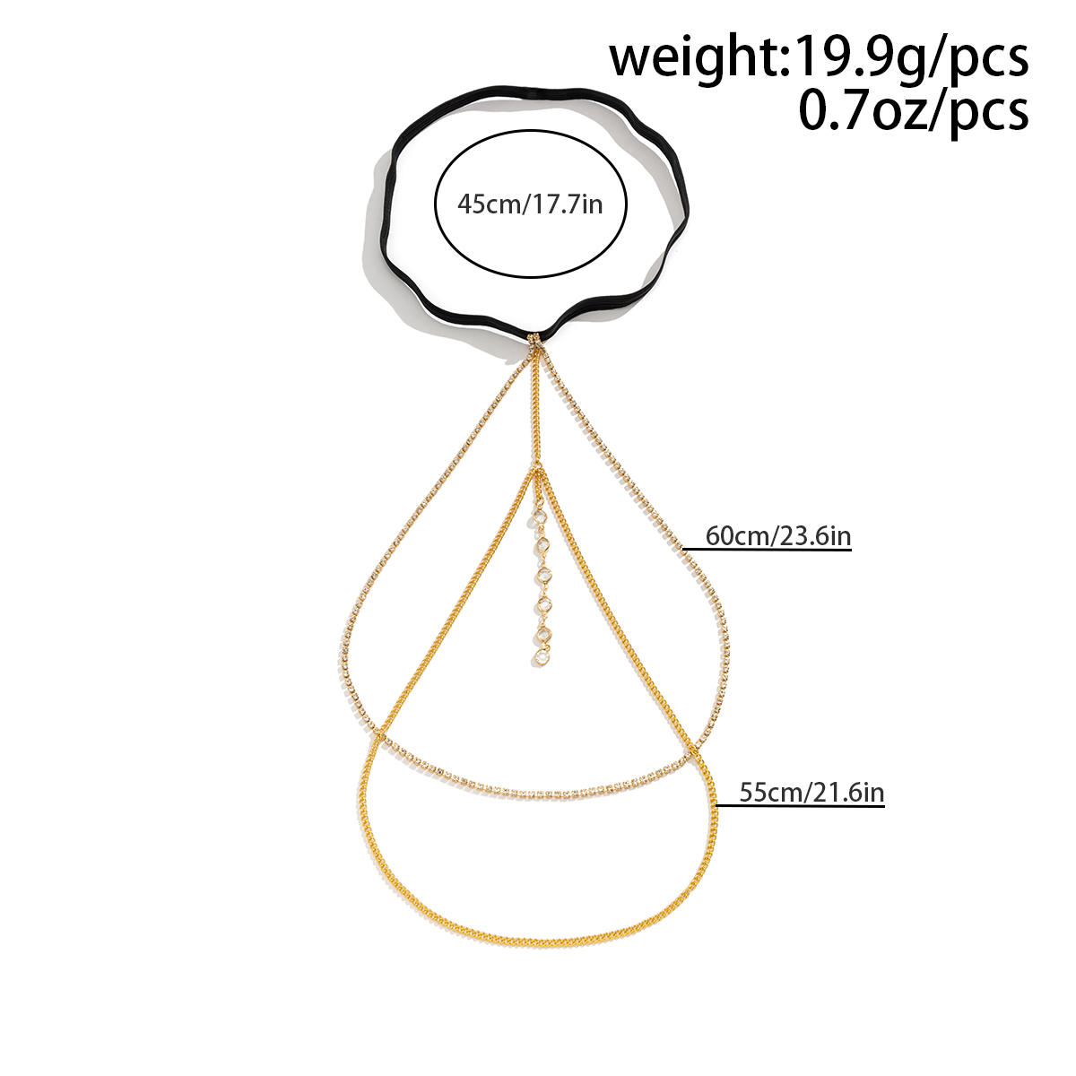Cadenas para piernas con borla - Body Jewelry Charms reseña y precio