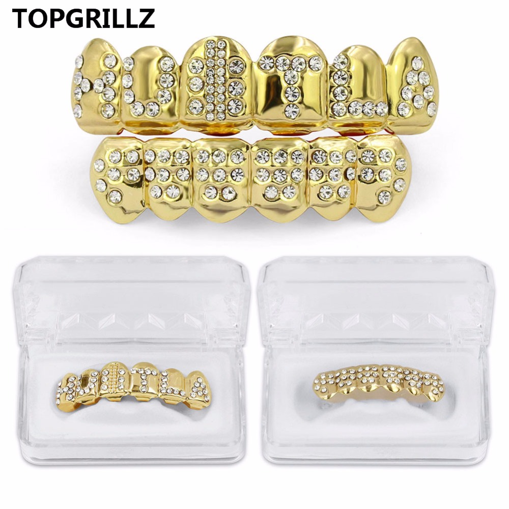 TOPGRILLZ-Juego de parrillas s - Body Jewelry Gold Plated reseña y precio