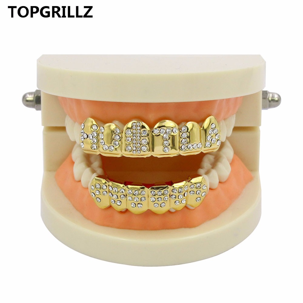 TOPGRILLZ-Juego de parrillas s - Body Jewelry Gold Plated reseña y precio