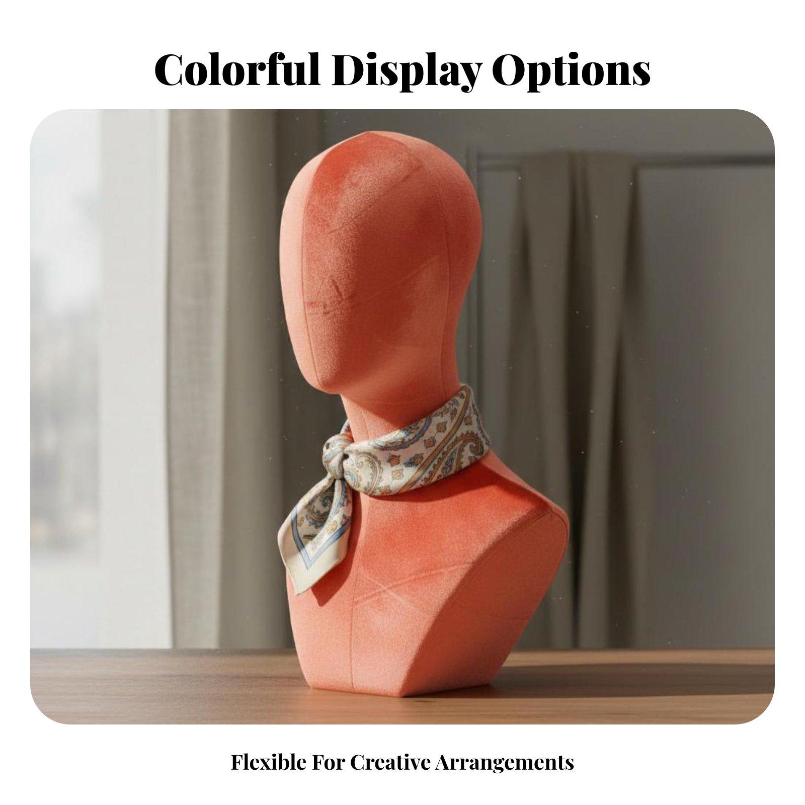 Cabeza de Maniquí de Terciopel - Body Jewelry Shop reseña y precio