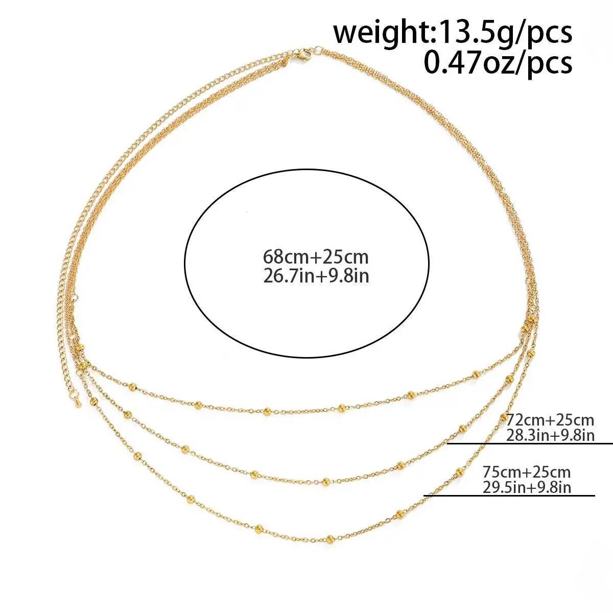 IngeSight.Z Cadena de Cintura  - Body Jewelry Gold Plated reseña y precio