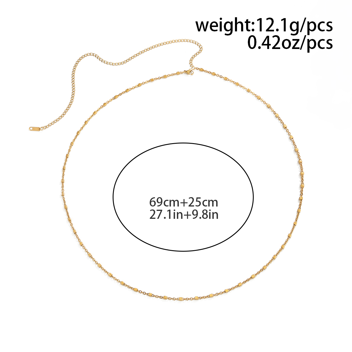 PuRui, nueva cadena de cintura - Body Jewelry Gold Plated reseña y precio
